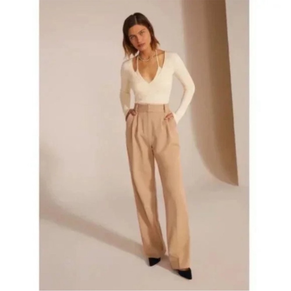 FAVORITE DAUGHTER The Favorite Pant in Beige Size US 16